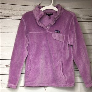 Patagonia purple fleece